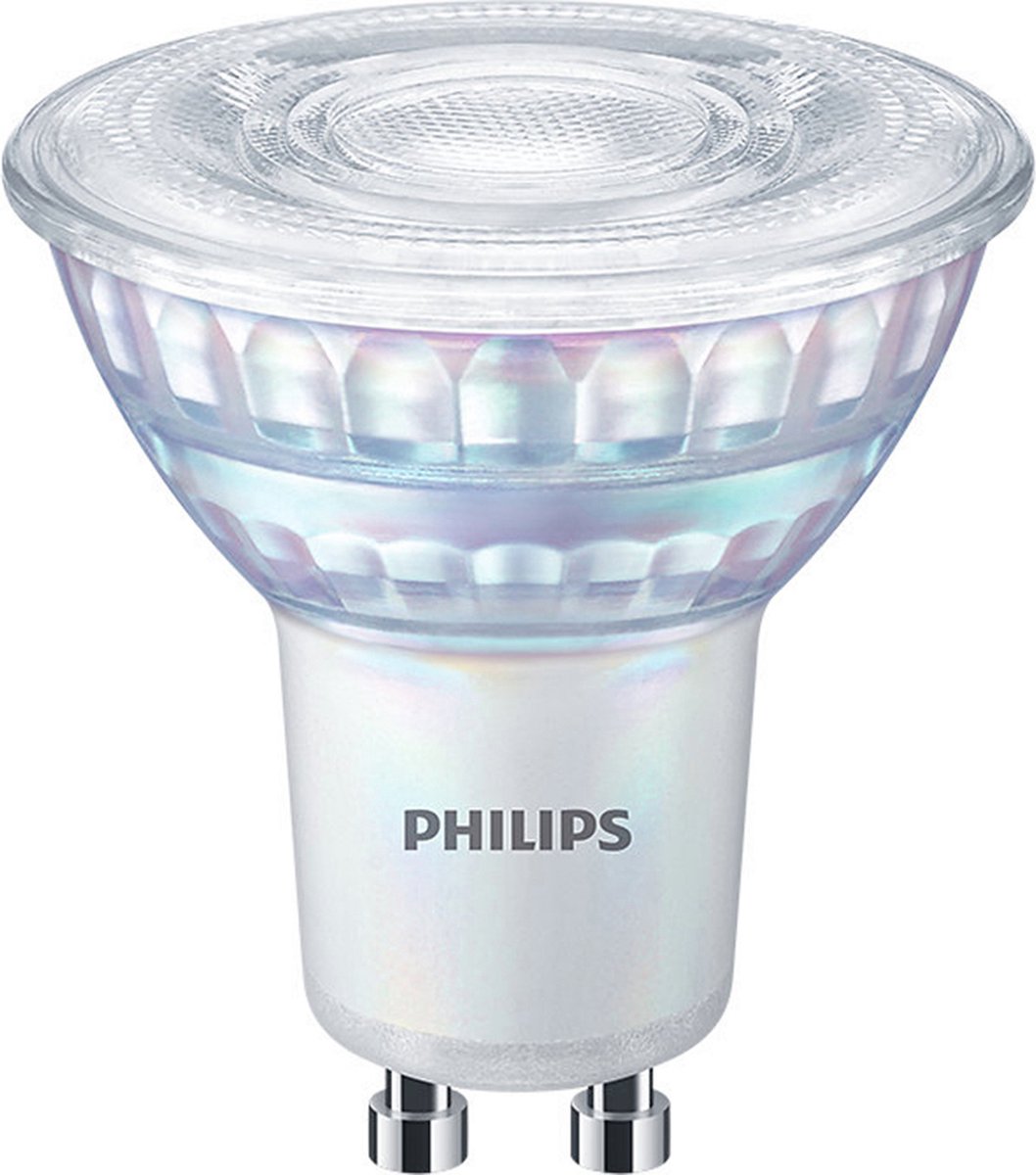 Philips led energiezuinige spot- 35 w - gu10 - dimbaar warmwit licht - 3 stuks - bespaar op energiekosten