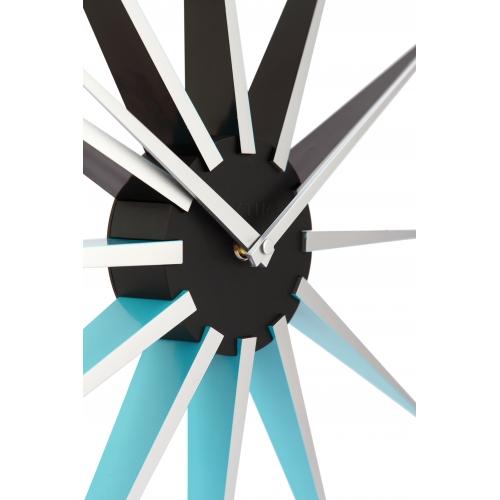 Nexttime Uhr 3051bl Nova, ø50 cm, Wand, schwarzblau