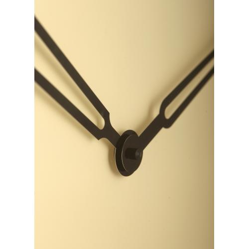 Nexttime Uhr 3057 Royal, ø60 cm, Wand, braun weiß
