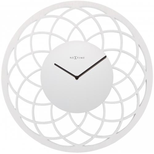 Nexttime Uhr 3115wi großer Traumfänger, ø60 cm, Wand, weiß