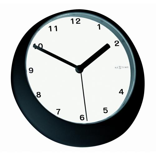 Nexttime-Uhr 5174zw Balance, ø18,5 cm, Wand, schwarz