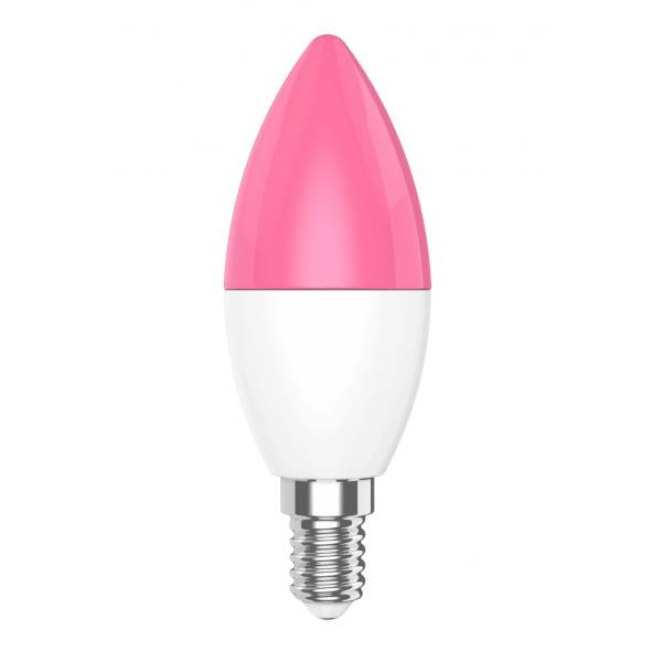Woox R9075 intelligente RGB-LED-Lampe, WLAN, E14, CCT, Google Assistant Amazon Alexa