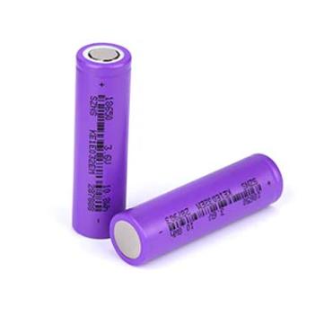 Woox r18650 ist ein Set aus 2 wiederaufladbaren Lithium-Ionen-Batterien vom Typ 18650