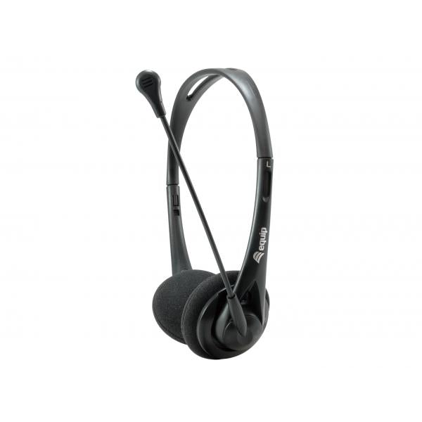 Equip 245302 Chat-Headset, 3,5 mm, Kopfbügel, Anrufe, Musik, binaural, drehbar, schwarz