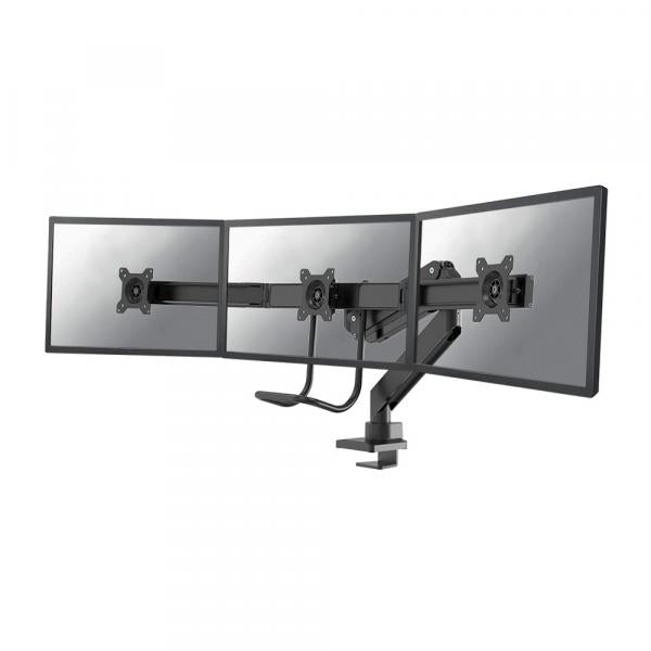 Neomounts NM -D775DX3BLACH FLAT Screen Desk Mount, 17 -24, 6 kg, 100x100 mm, Clamp Bolt,
