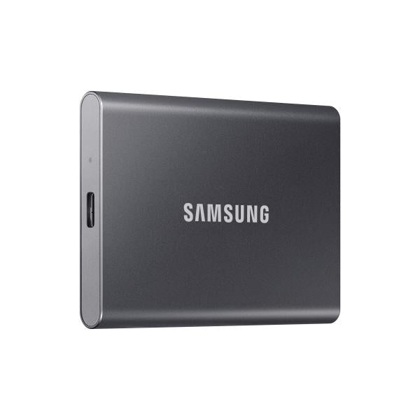 Samsung mu-pc2t0t ww t7 tragbare SSD, 2000 GB, USB Typ-C, 3.2 Gen 2, 1050 MB s, Passwort, grau