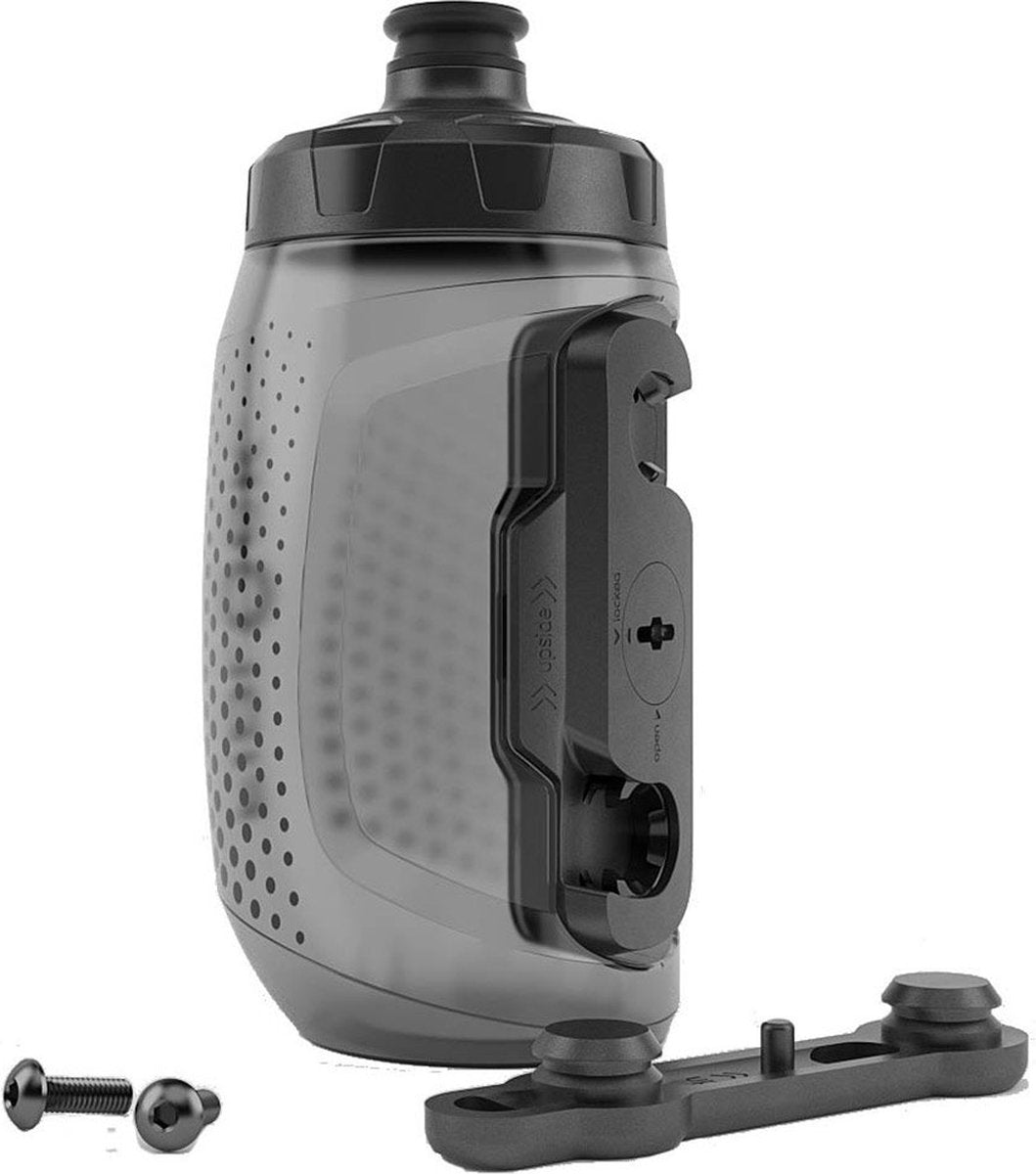 Fidlock Twist 450ml+Flasche mit Magnethalterung grau