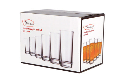 Daily Home Longdrinkglas 6er-Set | 8 Stück
