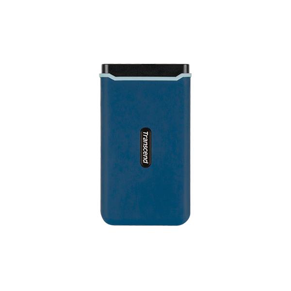 Transcend ts250gesd370c esd370c externe SSD, 250 GB, USB Typ-A-C, PCIe, 1050 950 MB/s, Marineblau