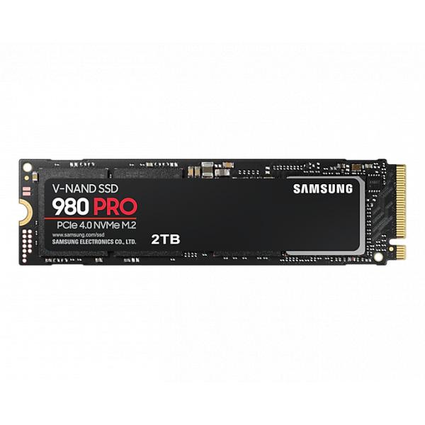 Samsung mz-v8p2t0bw 980 pro SSD, 2000 GB, M.2 NVME, PCIe 4.0, 7000 5100 MB/s, 100.000 Iops