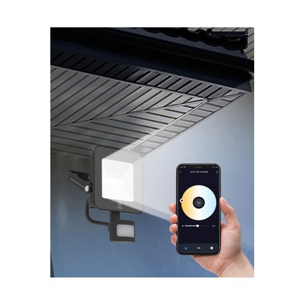 Der intelligente Fluter Woox R5113 mit PIR-Sensor ist Ihr einzigartiger Begleiter für die Sicherheit im Freien.