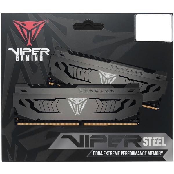 Patriot PVS416G360C8K Viper Stahl Dual-Kanal-Kit, 16 GB, DIMM DDR4, 3600 MHz, CL18, 1,35 V