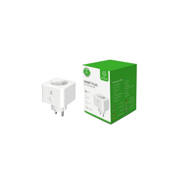 Woox R6087 Smart Plug EU, Wi-Fi, Schuko, 230 V, weiß