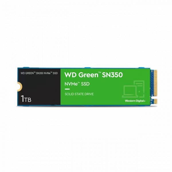 Western Digital WDS100T3G0C SN350 Green SSD, 1 TB, M.2 NVME, QLC, 3200 3000 MB s