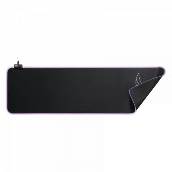 L33t Gaming 160406 Asar Bardagi XXL RGB-Gaming-Mauspad, schnelle Oberfläche. 920 x 294 x 3 mm, schwarz