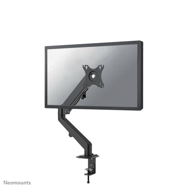 Neomounts DS70-700BL1 Gasfeder Schreibtischhalterung, Klemme Grommet, 17 - 27 Zoll, Schwarz