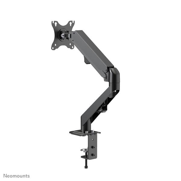 Neomounts DS70-700BL1 Gasfeder Schreibtischhalterung, Klemme Grommet, 17 - 27 Zoll, Schwarz