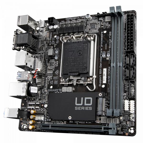 Gigabyte H610i DDR4 H610i DDR4, Mini-ITX, Intel, LGA 1700, DDR4 Dimm, 64 GB, M.2, U/min, GBLAN