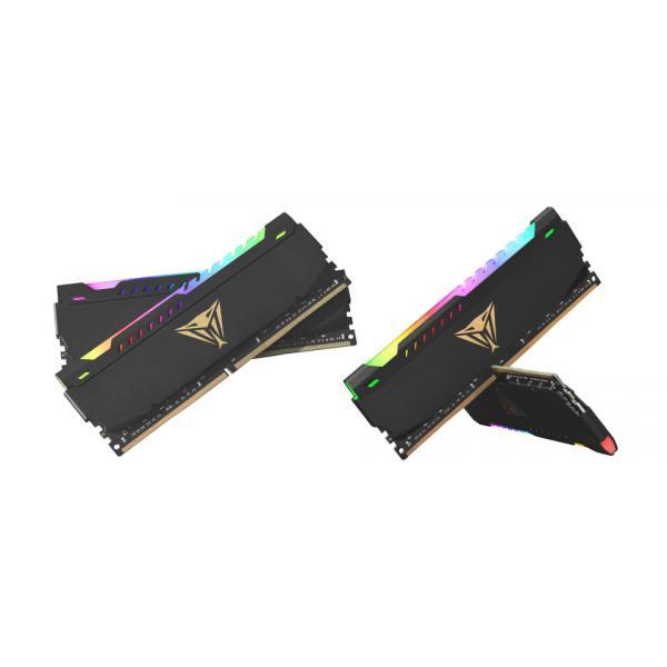 Patriot pvsr416g320c6k Viper Steel RGB Dual Kit, Dimm, 16 GB, DDR4, 3200 MHz, Schwarz, HS