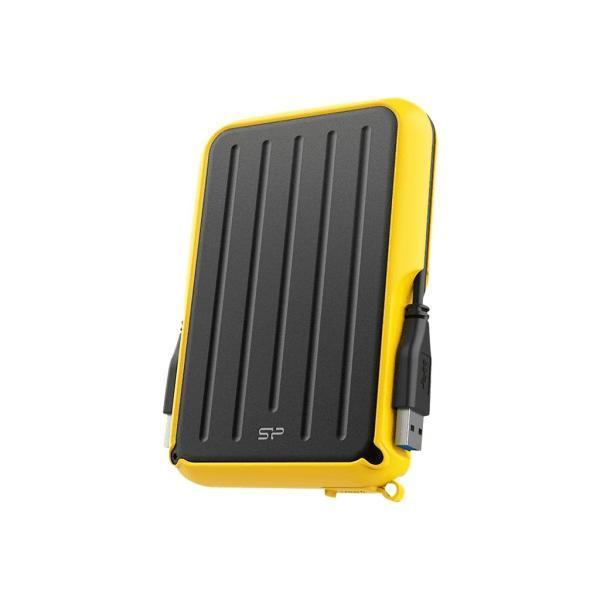 Silicon Power sp040tbphd66ls3y Armor A66 tragbare Festplatte, 4 TB, USB3.2 Gen 1, gelb, Zertifikat