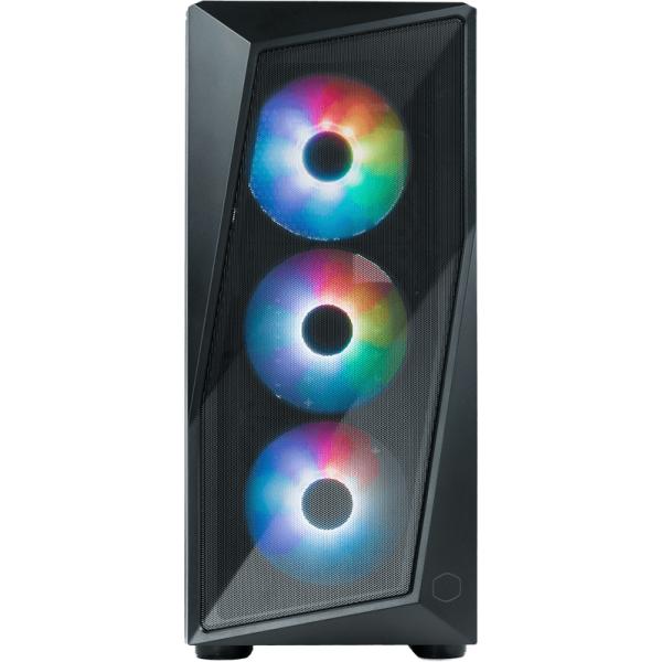 Cooler Master cp520-kgnn-s00 cmp 520 mit 3 ARGB-Lüftern, ATX, Midi-Tower, Fenster, 3x 120 mm RGB