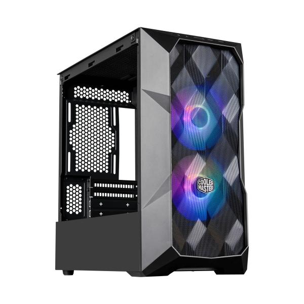 Cooler Master Cooler TD300-KGNN-S00 TD300 Mesh, Matx, Midi-Towe, Argb, 3D-Mesh-Front, abnehmbares Oberteil, schwarz