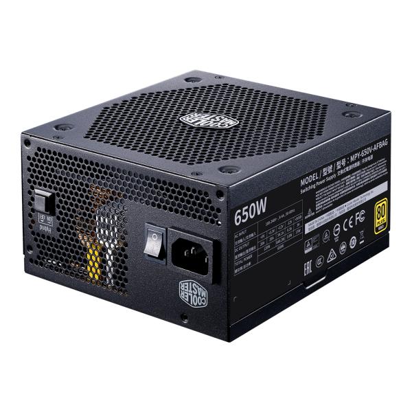 Cooler Master MPY-650V-AFBAG-EU V650 Gold V2, ATX, 650 W, modular, APFC, 135 mm, 32 dB (geräuschlos), schwarz