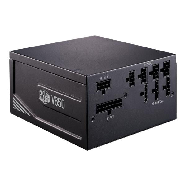 Cooler Master MPY-650V-AFBAG-EU V650 Gold V2, ATX, 650 W, modular, APFC, 135 mm, 32 dB (geräuschlos), schwarz