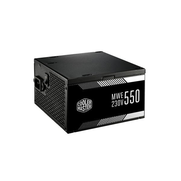 Cooler Master MPE-5501-ACABW-BEU MWE 550 Bronze-V2 – 230 V, 120 mm, 85 %, 2 x PCIe, schwarz