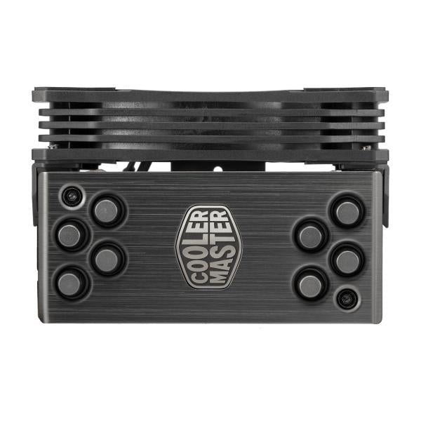 Cooler Master RR-212S-20PC-R2 Hyper 212RGB Black Edition mit LGA1700, 120 mm, 650–2000 U/min, 4 Heatpipes