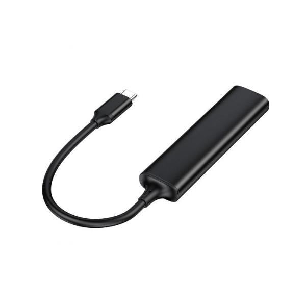 Conceptronic hubbies12b hubbies 4-Port-USB-3.0-Hub, 2 USB-C- und 2 USB-A-Anschlüsse, Aluminiumgehäuse, USB-C