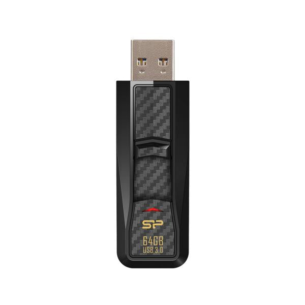 Silicon Power sp256gbuf3b50v1k Blaze B50, 256 GB, USB Typ A, 3.2 Gen 1 (3.1 Gen 1) Hülle, schwarz
