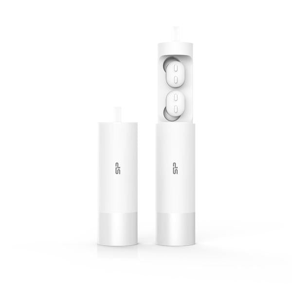 Silicon Power sp5mwasybp81bt0w Blast Plug BP81 Headset, kabelloses Bluetooth 5.0, Anrufe und Musik, weiß