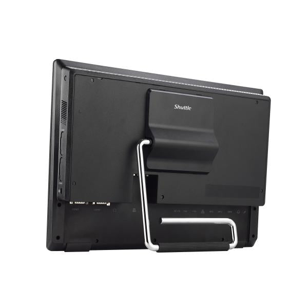 Shuttle Shuttle P52U All-in-One-PC, 15,6-Zoll-Multitouch-Bildschirm, Celeron 5205U, 2x DDR4-So-Dimm, lüfterlos