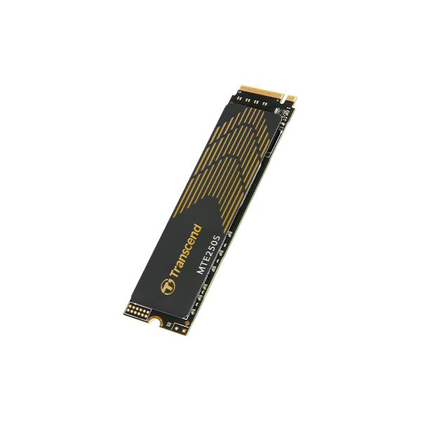 Transcend ts1tmte250s mte 250s, 1 TB, m.2 2280, PCIe Gen4x4, NVME, 3D TLC mit DRAM, Kühlkörper