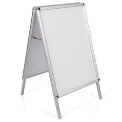 Stoepbord bi-office wit 745 x 1255 mm (b x h)