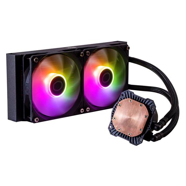 Cooler Master MLW-D24M-A18PZ-R1 Masterliquid 240L Core Argb, 4-pin, 2x 120 mm Argb, 27,2 DBA (Max)