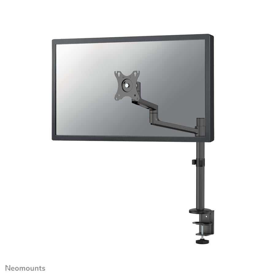 Neomounts DS60-425BL1 Tischhalterung, 1x 27 Zoll, 8 kg, Neigungs-Dreh-Drehgelenk, 100x100 mm, schwarz