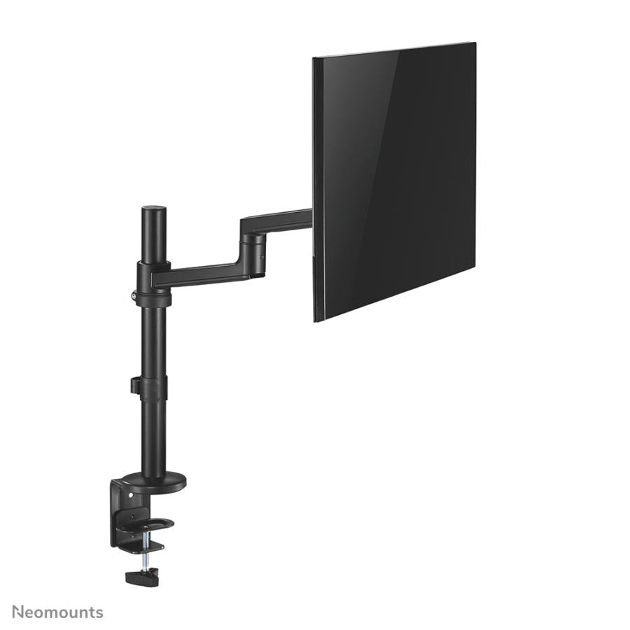 Neomounts DS60-425BL1 Tischhalterung, 1x 27 Zoll, 8 kg, Neigungs-Dreh-Drehgelenk, 100x100 mm, schwarz