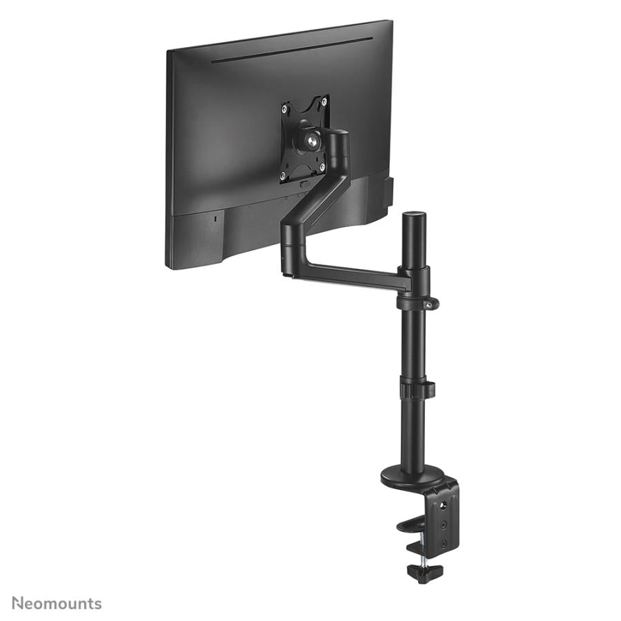 Neomounts DS60-425BL1 Tischhalterung, 1x 27 Zoll, 8 kg, Neigungs-Dreh-Drehgelenk, 100x100 mm, schwarz