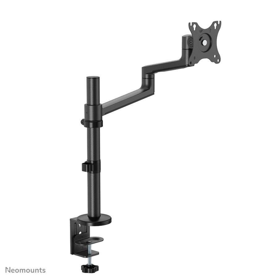 Neomounts DS60-425BL1 Tischhalterung, 1x 27 Zoll, 8 kg, Neigungs-Dreh-Drehgelenk, 100x100 mm, schwarz