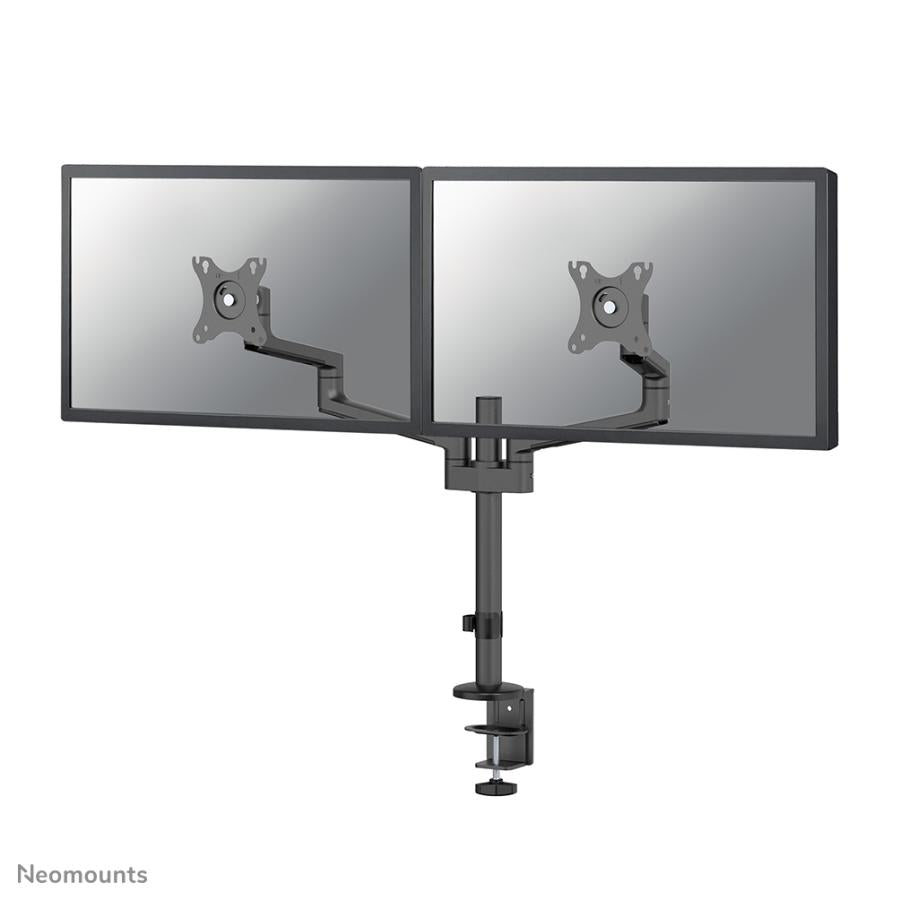 Neomounts DS60-425BL2 Tischmonitorarm, Klemmtülle, 17–27, 8 kg, 100 x 100 mm, schwarz