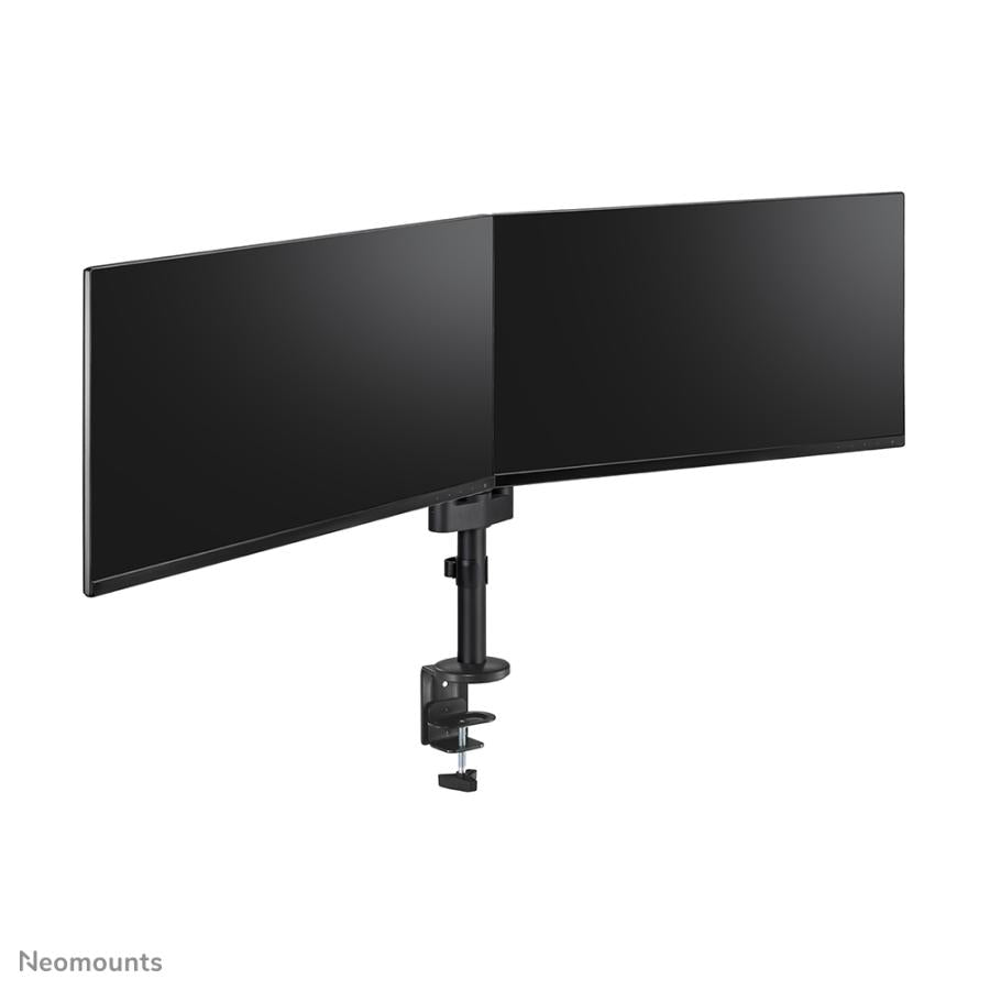 Neomounts DS60-425BL2 Tischmonitorarm, Klemmtülle, 17–27, 8 kg, 100 x 100 mm, schwarz