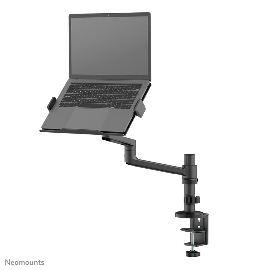 Neomounts DS20-425BL1 Laptop-Tischhalterung, 11,5–17,3, 5 kg, neigbar, drehbar, schwenkbar, Stahl, schwarz