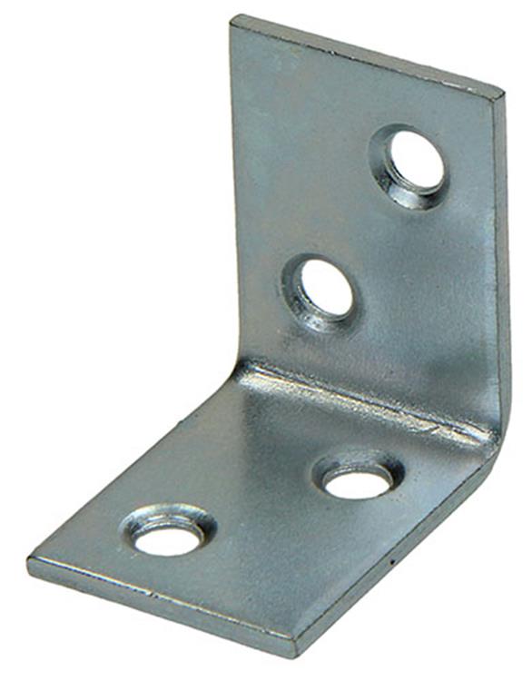 Mack 1013293 - 8 stoelwinkelhaken verzinkt 27x27x20x2mm | 10 stuks