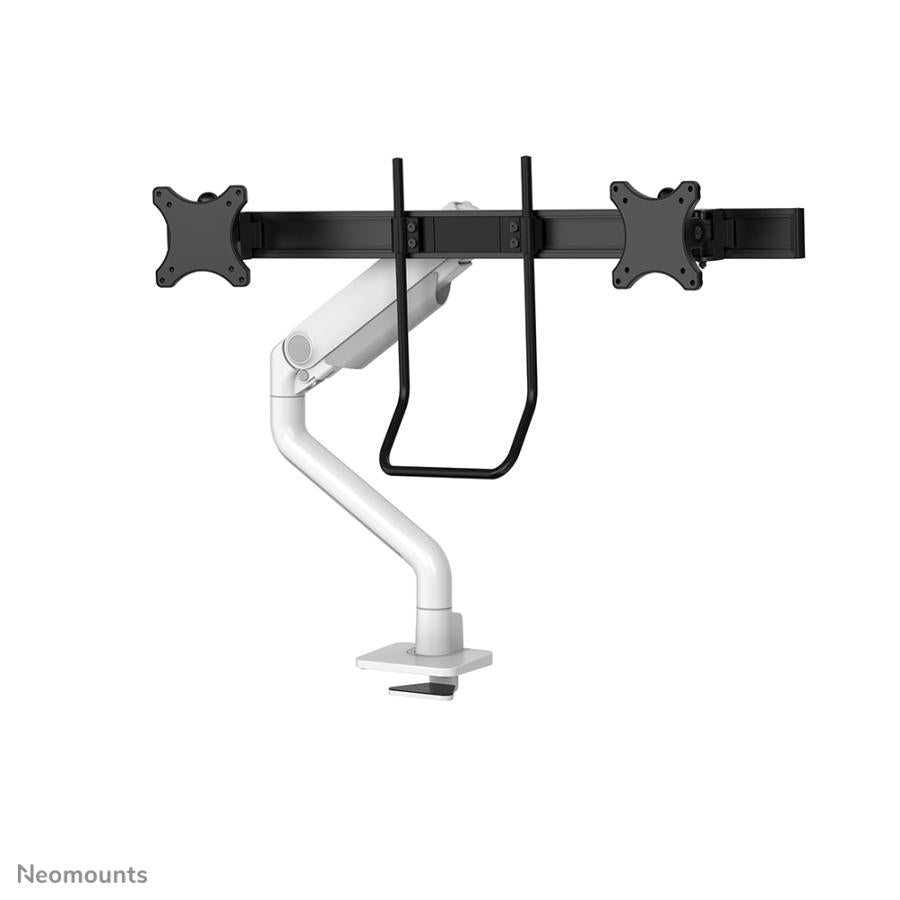 Neomounts ds75s-950wh2 Full-Motion-Tischhalterung, 2x 17 - 27, 8 kg, 100x100 mm, schwarz