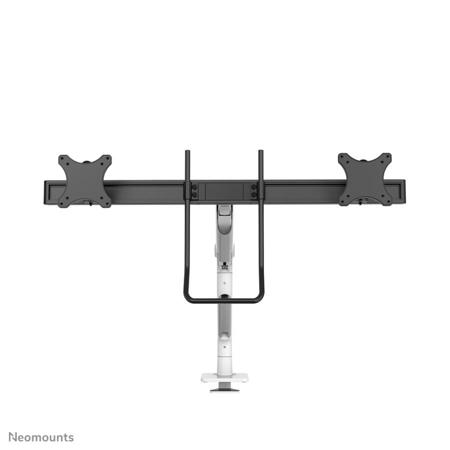 Neomounts ds75s-950wh2 Full-Motion-Tischhalterung, 2x 17 - 27, 8 kg, 100x100 mm, schwarz