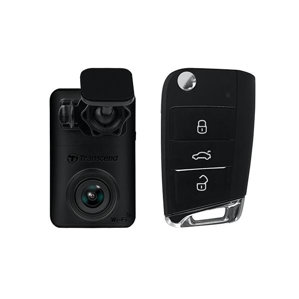 Transcend TS-DP10A-64G 64 GB, Dashcam, DrivePro 10, kein LCD, 1440p 2K QHD, 140°, WLAN, USB2. microSD