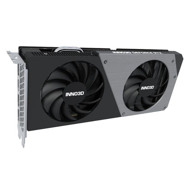 Inno3d inno3d n40602-08d6x-173051n geforce rtx 4060 twin x2 oc, 8 GB GDDR6, 128-bit, 2490, 17 Gbit/s, 3xDP+HDMI