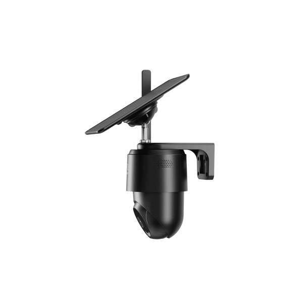 Woox R4250 Smart 4G PTZ-Außenkamera mit Solarpanel-Kit, 2 MP, 1920 x 1080p, 4G LTE-FDD, Schwarz